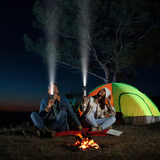 Rechargeable Foldable LED Camping Lantern, 2 Pack with Magnetic Base & Hook – Outdoor Work Light, Black