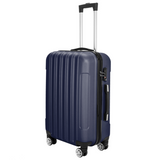 3 Piece Lightweight ABS Spinner Luggage Set with Carry-On Case, 360° Wheels & Telescopic Handles