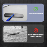 Bull Float Concrete Kit, 48 x 8 in Magnesium Aluminium Board with 4 Combinable Handles, Toolbox & Trowel