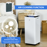 HOMCOM 16L/Day Dehumidifier with Air Purifier, Timer & 5 Modes – Quiet Damp and Mould Control