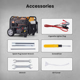 Portable Petrol Inverter Generator 5500W 5.0kVA with ATS Interface – 4-Stroke Power for Camping & Home Backup