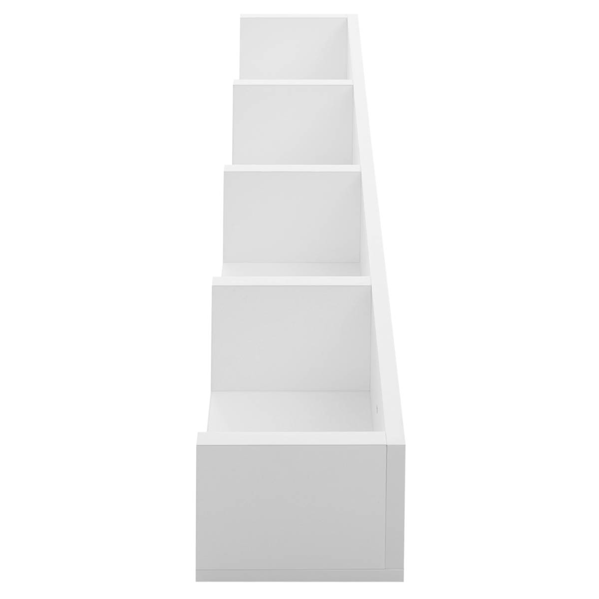 HOMCOM Wall Mounted CD Shelf with 4 Grids, Holds up to 60 CDs – Multimedia Storage Organiser, White