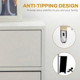 Modern Hallway Shoe Cupboard with Flip Drawers – Slim 12 Pair Shoe Storage Organiser