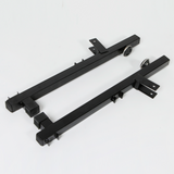 Triple Folding Guitar Stand Rack Holding 3 Guitars – Acoustic, Electric and Bass Guitar Holder, Black