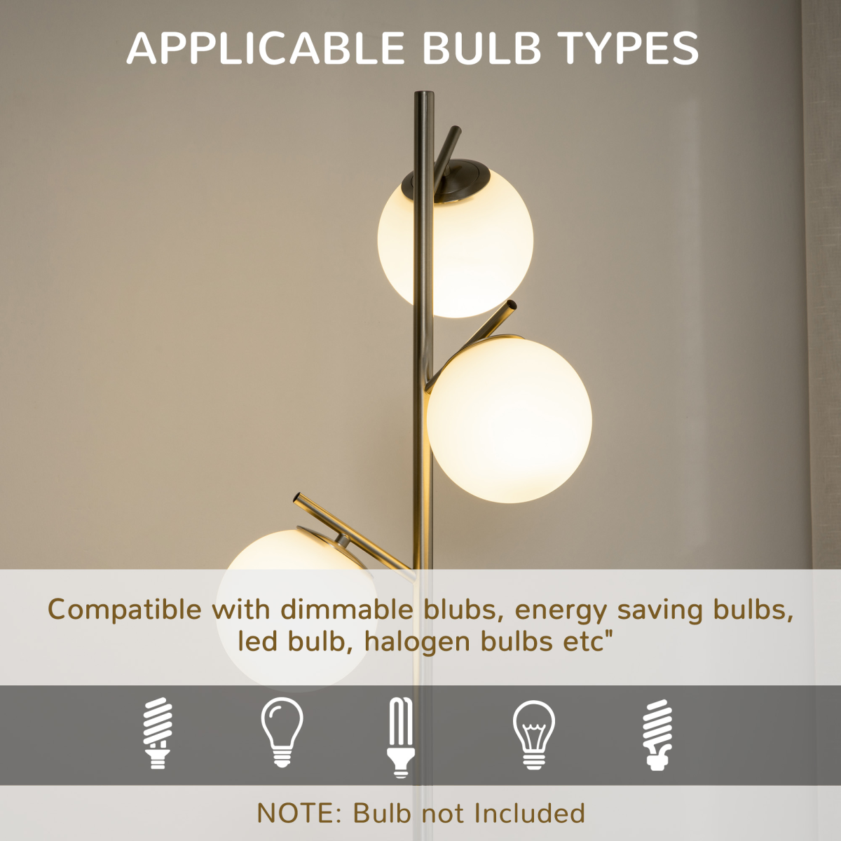 Modern 3-Light Tree Floor Lamp – Silver