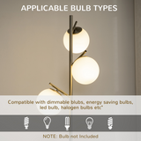 Modern 3-Light Tree Floor Lamp – Silver