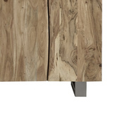 Baltic Live Edge Large Sideboard – Natural Wood Storage Cabinet with Cupboards
