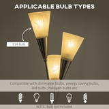 Modern 3-Light Uplighter Floor Lamp