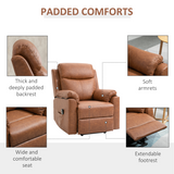 HOMCOM Power Lift Riser Recliner Chair with Remote Control and Padded Upholstery – Brown