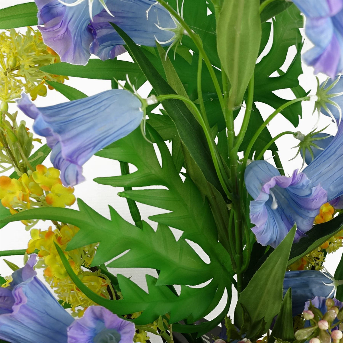 Leaf Large Artificial Blossom Spray Stems with Wired Shapable Stalks, Pack of 6 – 100cm Floral Decor, Yellow
