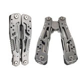Stainless Steel Multi-Tool Folding Pocket Pliers with Saw, Knife & Bottle Opener – Outdoor Camping Tool, Black