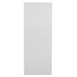 Door and Window Rain Cover Eaves Canopy, 100 x 80cm – Polycarbonate Sheet with ABS Brackets, White and Grey