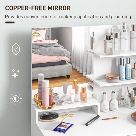 AIYAPLAY Kids Dressing Table mirror detail