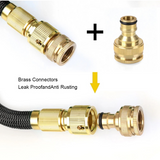 Expandable Garden Hose Pipe, 75ft (22.5m) with 8-Pattern Spray Gun – Flexible Garden Watering Hose