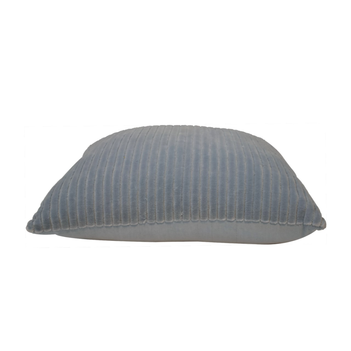 Artisan Furniture Ribbed Cushion Set of 2 – 100% Cotton Scandi-Style Sofa & Bed Cushions, Grey