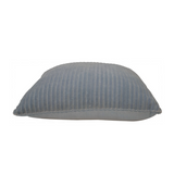 Artisan Furniture Ribbed Cushion Set of 2 – 100% Cotton Scandi-Style Sofa & Bed Cushions, Grey