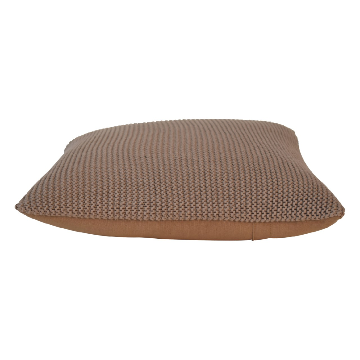 Artisan Furniture Ribbed Cotton Cushions, Set of 2 – Sofa and Armchair Scatter Cushions, Brown