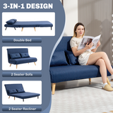 HOMCOM sofa bed in a living room setting