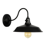 LEDSone Modern Black Iron Cage Wall Light – Contemporary Wall Sconce for Living Room, E27