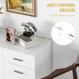 HOMCOM Modern Sideboard Kitchen Storage Cabinet with 2 Drawers, Cupboards & Adjustable Shelves