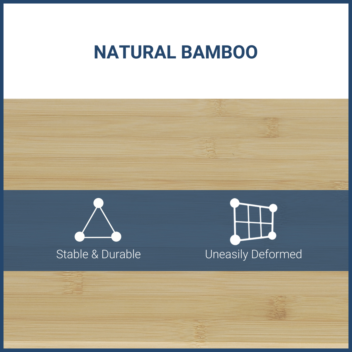 HOMCOM Bamboo Monitor Riser with Drawer – Desktop Organiser Stand for Laptop and PC, Natural