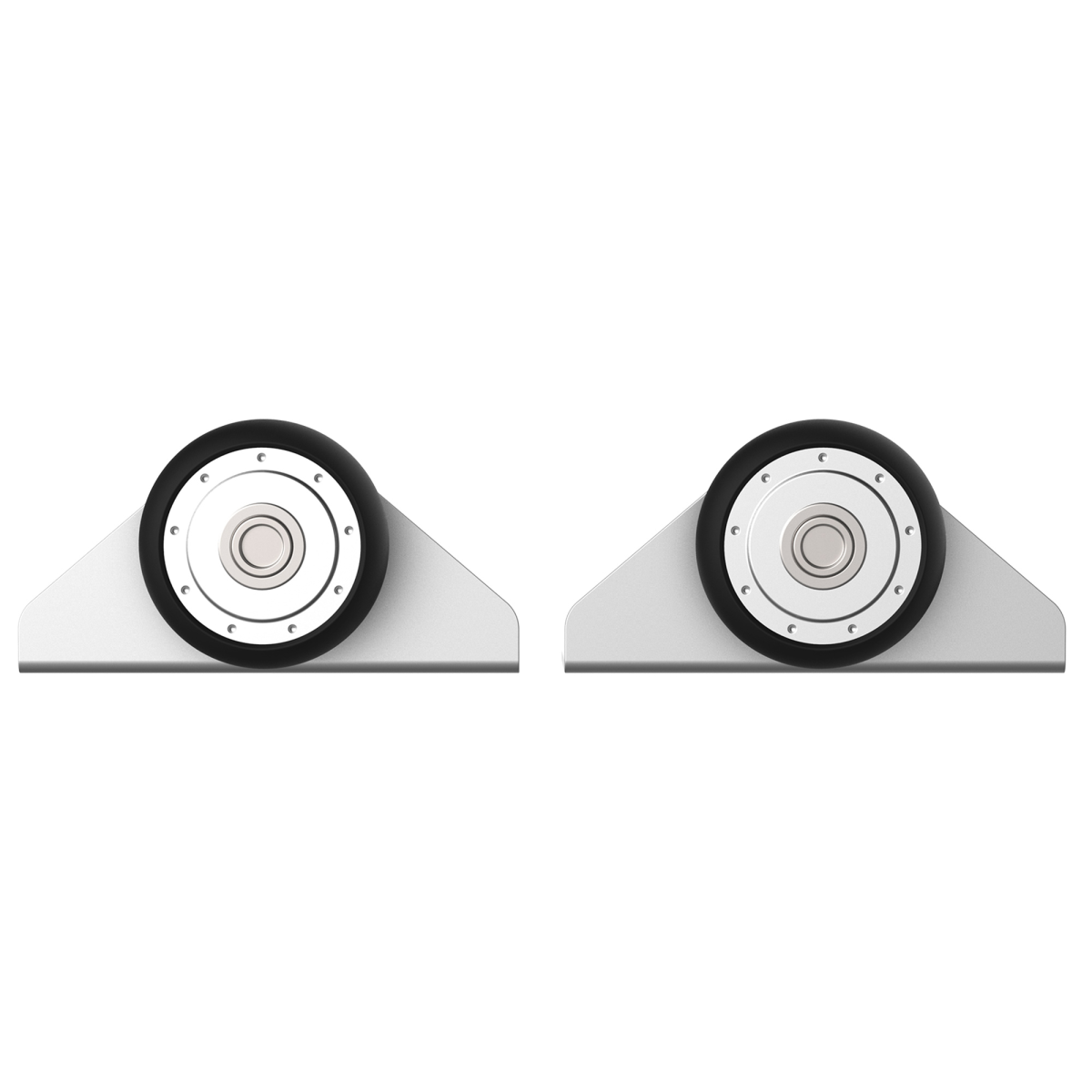HOMCOM Sliding Barn Door Hardware Kit, 6ft/1860mm Track – Metal Gear Set for Single Doors up to 35kg