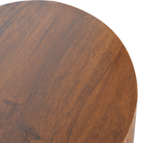 Artisan Furniture Solid Mango Wood Albion Console Table with 1 Drawer & Nordic Legs – Chestnut Finish, Brown