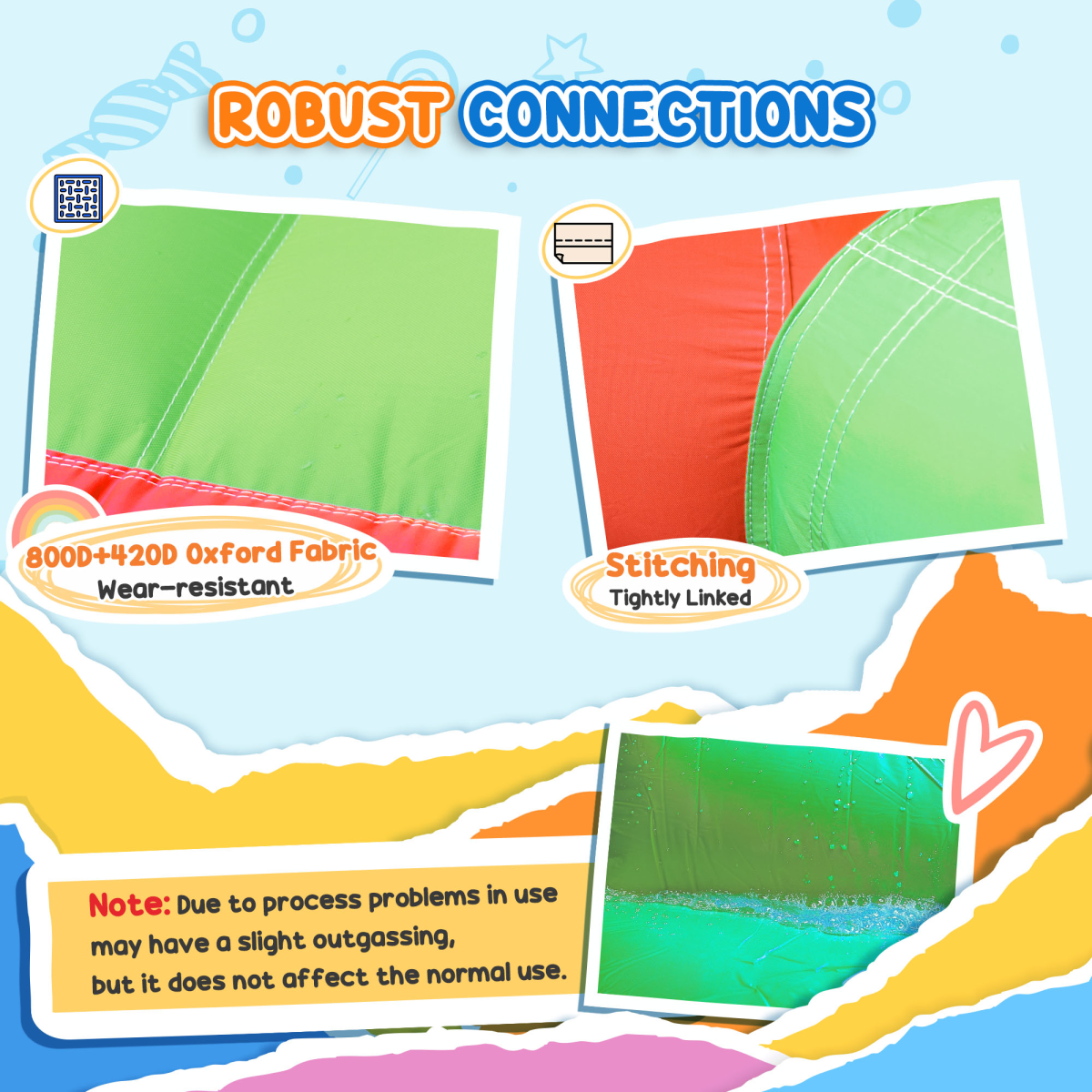 4-in-1 Bouncy Castle with Slide, Water Pool & Basketball Basket – Kids Garden Inflatable with Blower