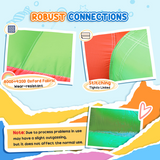 4-in-1 Bouncy Castle with Slide, Water Pool & Basketball Basket – Kids Garden Inflatable with Blower