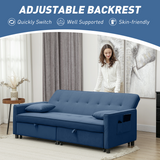 HOMCOM sofa bed wheels and handles detail