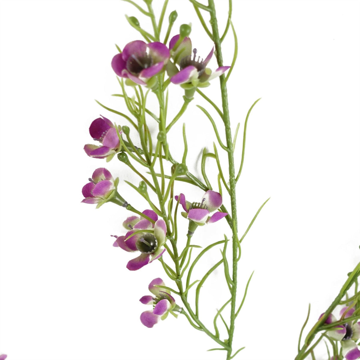 100cm Artificial Foliage with Small Flowers – Purple