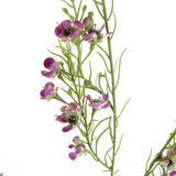 100cm Artificial Foliage with Small Flowers – Purple