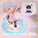 Hello Kitty 6V Electric Ride-On Bumper Car with Joystick, Remote Control & Music – Kids Ages 18-60 Months