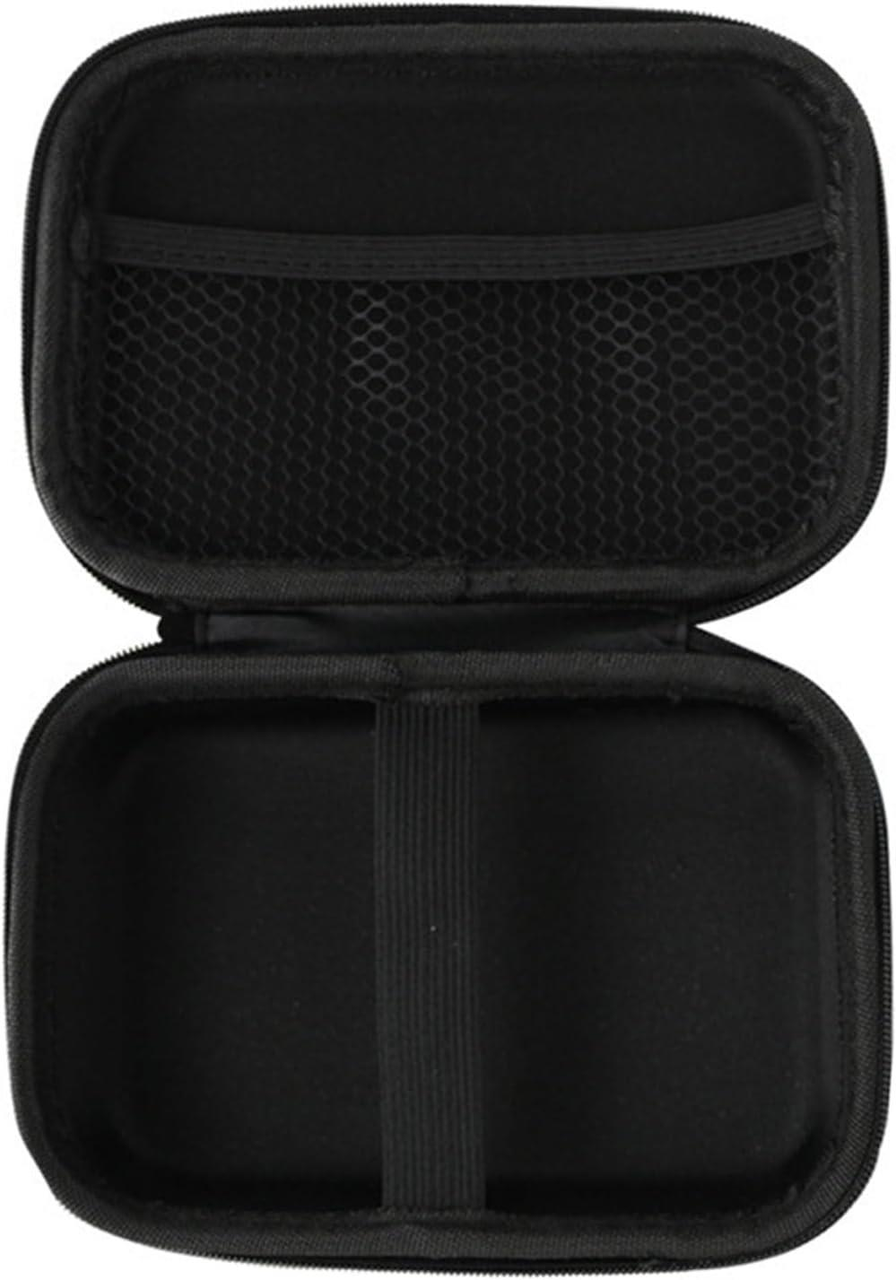 Hard Shell EVA Storage Case for R36S/R35S Retro Game Console – Zipped Organiser for Cables & Earphones, Black
