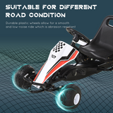 Kids Racing-Style Pedal Go Kart with Gear Shift, Hand Brake and Adjustable Seat – Ride-On Racer