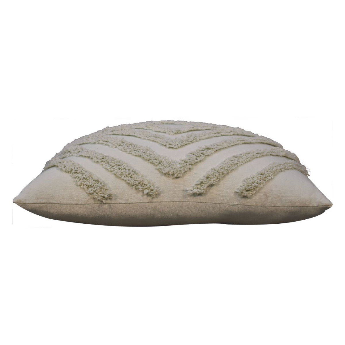 Artisan Furniture Tacy Bohemian Cotton Cushion Set of 2 – Diamond Woven Design with Tassels, Sage Green