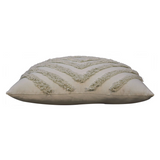 Artisan Furniture Tacy Bohemian Cotton Cushion Set of 2 – Diamond Woven Design with Tassels, Sage Green