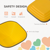AIYAPLAY 6 Piece Balance Stepping Stones for Kids – Indoor Outdoor Sensory Play Toy Gift, Multi-coloured