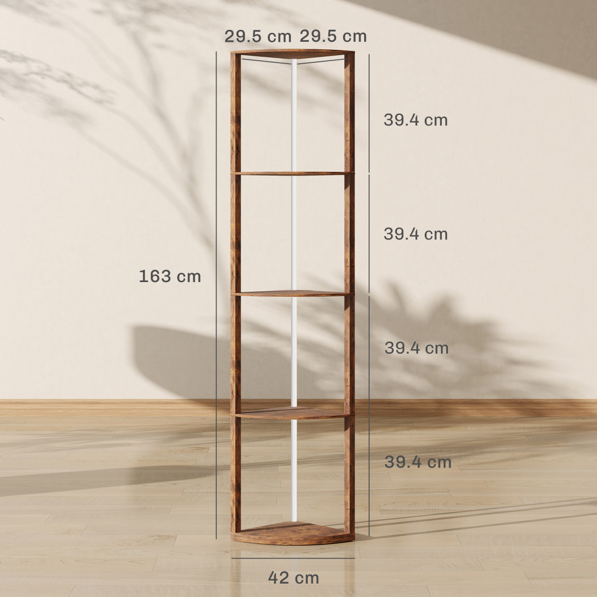 5-Tier Shelf RGB Floor Lamp with Remote