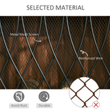 HOMCOM 3-Panel Folding Fireplace Screen with Curved Diamond Design – Black Metal Mesh Spark Guard
