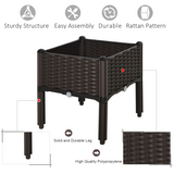 Raised Garden Planter Box – Brown