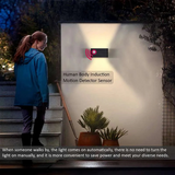 LEDSone 12W LED Motion Sensor Outdoor Wall Light – Up and Down Dual Head, IP54, Warm White