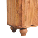 Artisan Furniture Montara Solid Mango Wood Sideboard, 3 Drawers & 2 Doors – Dining & Living Room Storage, Brown