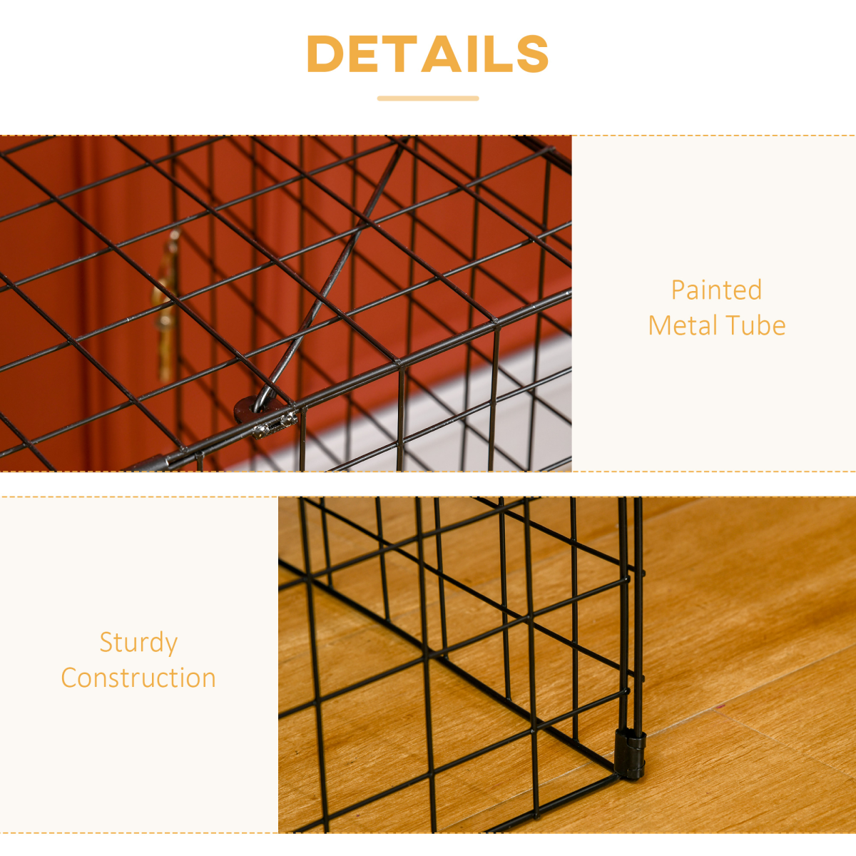 HOMCOM Extendable Fireguard Screen – Sturdy Fire Safety Guard for Children and Pets, Black