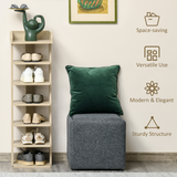 7-Tier Wooden Shoe Rack Display Shelf – Slim Vertical Hallway Storage, Oak