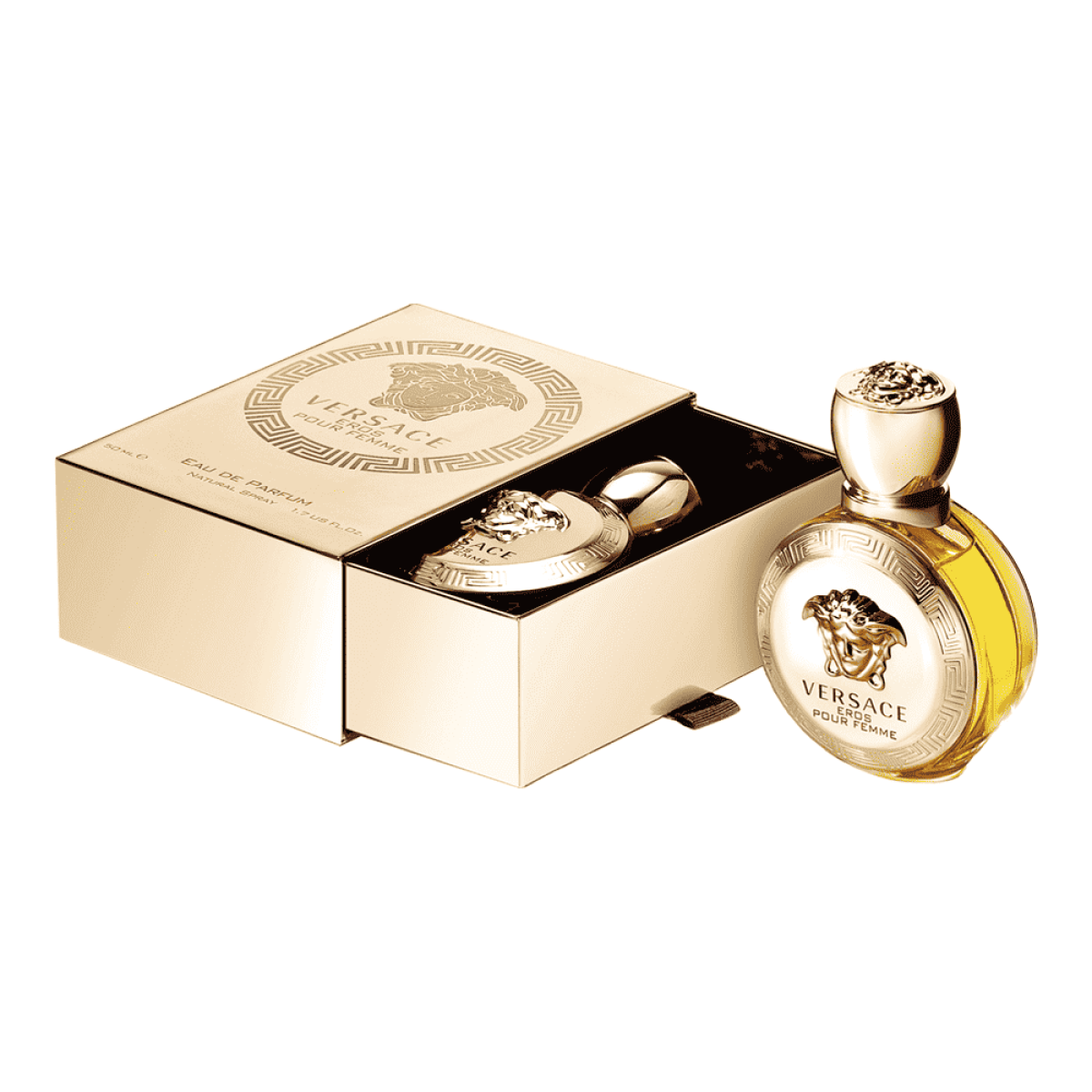 Versace Eros Pour Femme Eau de Toilette Spray 50ml – Floral, Fresh & Citrus Fragrance for Women