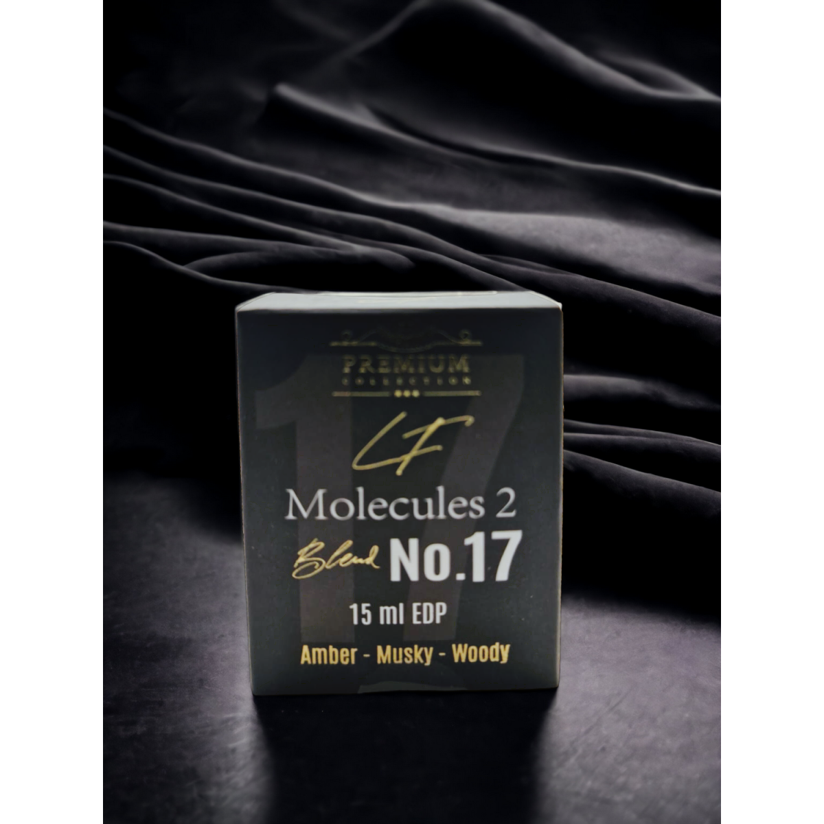 Livfragrance Blend No.17 Molecules 2 Eau de Parfum Oil-Based Clean Ambroxan & Musk Travel Fragrance 15ml – Musky, Amber & Oriental Fragrance, Unisex