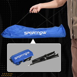 SPORTNOW 4m Badminton Net, Adjustable 107–155cm Height – Sports Net for Tennis, Pickleball & Volleyball, Blue