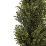 Artificial Natural Look Cedar Topiary Tree, 120cm – Wired Stems, Two-Part Easy Assembly