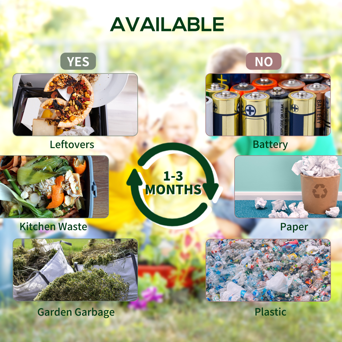Outsunny 130L Dual Chamber Rotating Compost Bin Tumbler with Ventilation Holes – Garden Composter